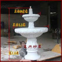 Fuxing sandstone European Fountain community garden landscape water spray sculpture glass fiber reinforced plastic sandstone fountain Fountain