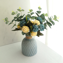 Nordic Wind Fake Flowers Simulation Flowers Furnishing Potted Parlor Room Shop Decorations Plastic Flowers Silk Flowers Table Flower Art Pendulum Pieces