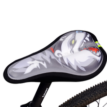 Riding accessories double thickened bicycle seat cushion seat cover mountain bike seat cushion cover comfortable soft equipment