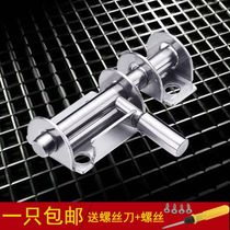Stainless steel bolt door bolt door lock wooden door and window anti-theft small latch lock toilet thickened open door latch old-fashioned