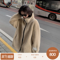 Yang Xiaoqiu private clothing fashion silhouette fur 2022 new young grain wool coat women