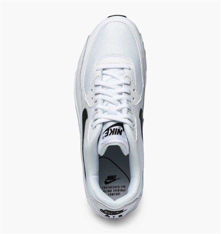 耐克nike air max90黑白全白气垫跑步鞋运动鞋325213-131-137-135