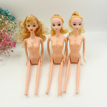 White Snow Princess Doll Cake Mold Baking Model 29cm Vegan Body Diy Handstring Pearl Cartoon Material Wearing Pearl