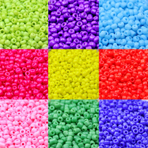 3mm porcelain rice pearl cross embroidered beads rice beads Diy string bead material 450 gr packets of about 1 50 thousand multi-dispersion beads