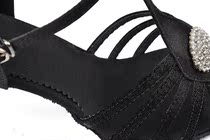 Three Sarah Ding dance shoes with high heel Latin dance shoes girl child heightening single shoe 226B