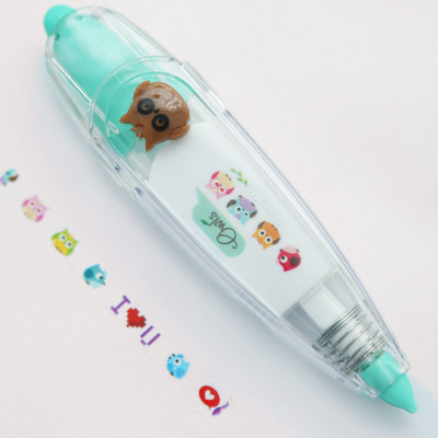hand ledger color stiers korean stationery creative push-type lace correction tape cute decoration tape hand  diary decoration