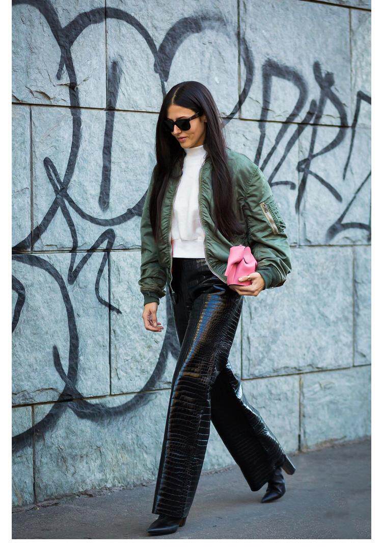 玩转夹克穿搭术潮范街拍气场足