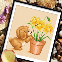 Cross stitch 2021 New thread embroidery living room bedroom own embroidery hand simple embroidery small pieces novice beginner small