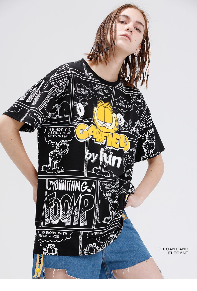 fun潮牌t恤男女春新款短袖