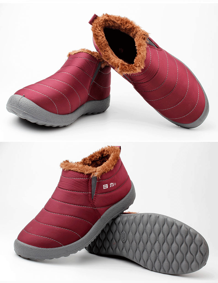 上海正品回力棉鞋男鞋冬季保暖鞋女高帮加绒防滑防水雪地短靴棉靴_不