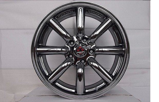 watanabe15寸16寸17寸改装轮毂白色红色电镀铝合金轮圈铝圈正品