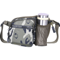 Camouflage military green camping outdoor waterproof running Bag Men multi-function Sports small bag mobile phone bag mountaineering mountain climbing bag satchel bag