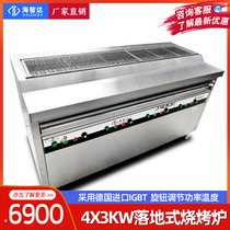 Haizhi Da Barbecue Oven Commercial Electric Barbecue Oven Stall Night Market Electric Barbecue Oven 12kw Electric Environmental Protection Barbecue Oven Smoke-free