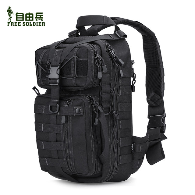 Free soldier outdoor tactical archer backpack cross-body shoulder bag ຖົງກູ້ໄພສຸກເສີນ combat ready material reserve camping