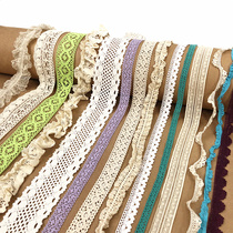 Kindergarten wall ring accessories Clothes decorative lace fabric Handmade diy water-soluble white tassel lace material