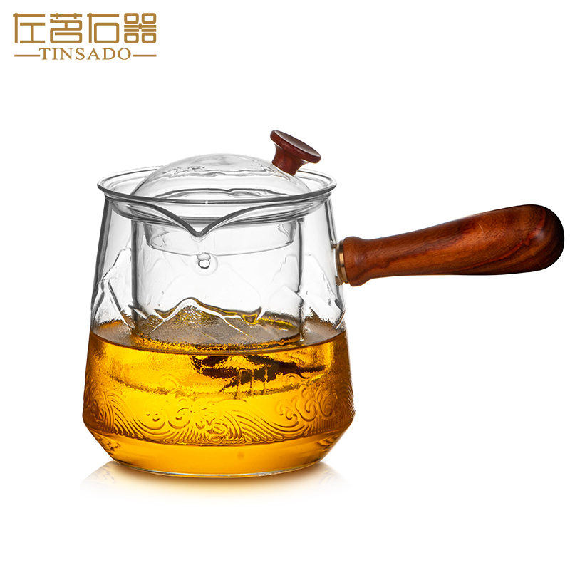 ZuoMing right device TaoLu boiled tea machine full glass cooking household steaming kettle large capacity steam pot set tea service