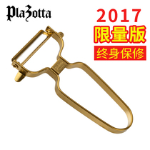 German plazotta stainless steel Gold peeler paring knife to cut tomatoes kiwi fruit grapes