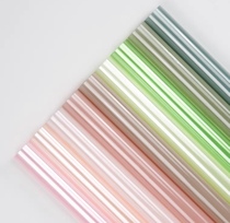 Color waterproof thickened OPP anti-dust bouquet glass paper Star River Series