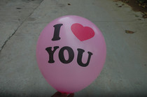 Round LOVE round 280g balloon 100 pack