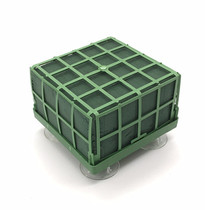 Square dried flower mud suction cup flower wedding car decoration five claw suction cup