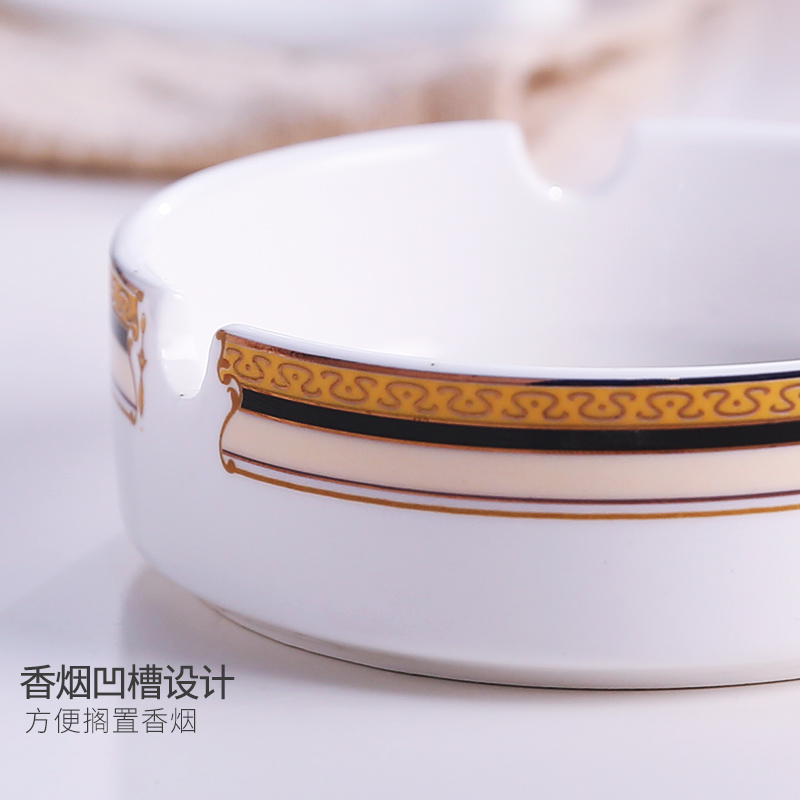 Jingdezhen ceramic tableware set free combination of DIY collocation ashtray