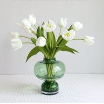 Quality simulation flower tulip feel moisturizing realistic petals can shape home decoration soft furnishings