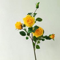 Novice sense multi-head rose simulation bouquet fake flower Living room bedroom desk Coffee table Floor-to-ceiling placement decorative flowers