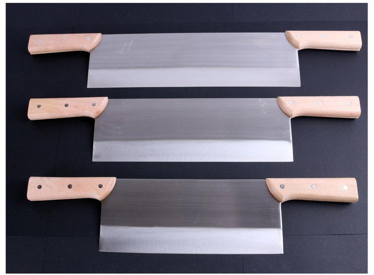 高密菜刀双把手刀具拨面切面刀