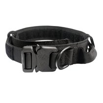 Pet dog outdoor nylon collar Cobra buckle quick take off tactical collar collar collar medium and large dog training traction ring