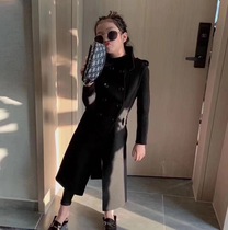 Net reddits girl jacket Inron small scents with velvety and velvety thickened coat long cloak 2019 winter dress new wave