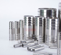 304 stainless steel double pagoda joint rubber tube butt joint pagoda hose straight Joint 4 points pagoda head