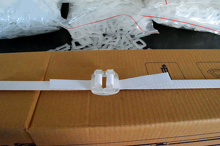 pp环保塑料打包扣 塑料手拉扣 手工打包带用塑料扣 200个/包