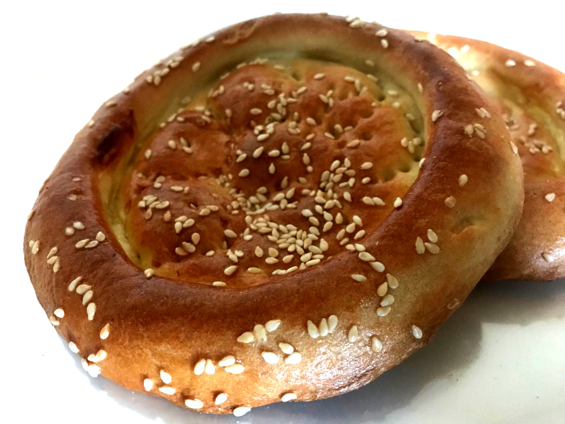 天天特价新疆手工芝麻小油馕10个清真特色小吃烧饼干粮糕点烤囊饼