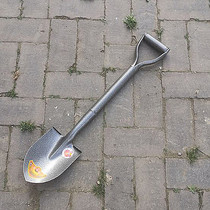 Outdoor tip household manganese steel shovel Vehicle-mounted multi-function digging planting Camping garden gardening tools off-road iron handle
