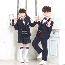 Kindergarten Garden Clothing Autumn Winter Clothing Yinglun College Wind Primary School uniforms Han version Childrens suit Choral clothes class uniforms