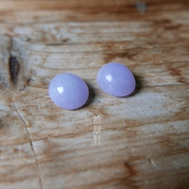 (Xicui Xuan) A pair of ice glutinous pink Purple emerald egg noodles