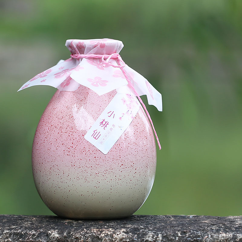 小桃仙桃花米酒500ml果酒桃花醉少女酒古风酒低度女生酒甜酒礼物
