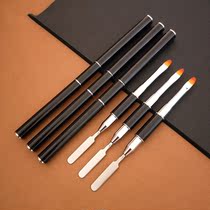 Nail pen double head dual use glue brush painting quick extension phototherapy pen painting tool embossing round brush