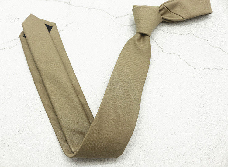 领带男韩版休闲6m窄版纯色商务正装灰色职业百搭学生纯色黑色咖色