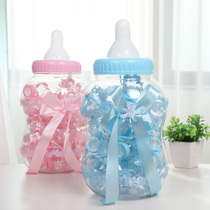 Extra-large piggy bank creative plastic bottle storage box childrens birthday transparent candy box candy storage packaging