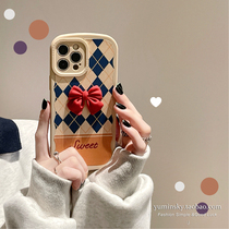 Hot girl homemade butterfly knot applicable iPhone13promax apple 12 11 phone shell xs xr female section 8p soft