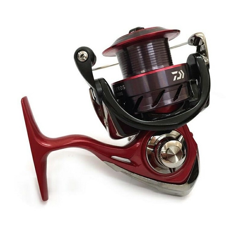 16年新款daiwa达瓦revros3000红色折叠左手鱼线轮路亚
