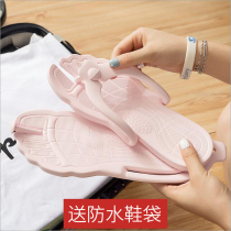 Travel slippers Men portable folding non-slip business travel disposable quick-drying swimming gym outdoor sandals women