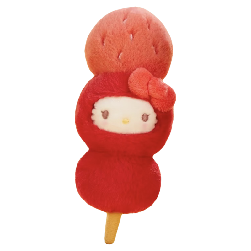 三麗鷗Kitty貓糖葫蘆系列北京限定玩具玩偶公仔毛絨玩具代購