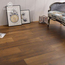 Package installation Oak three-layer solid wood composite floor gray 15mm Nordic floor heating lock new household e0 multi-layer