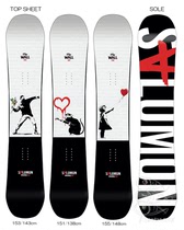 Spot Shunfeng Solomon SALOMONN x THE WALL Banksy Ski Board Veneer