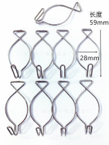 Decorative ceiling ceiling hook holiday decoration mesh ring hook billboard automatic rebound hook