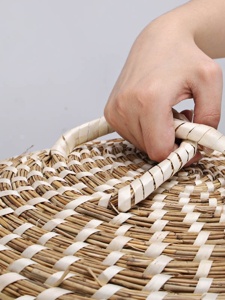 草编锅盖蒸锅盖家用草锅盖子蒸笼蒸馒头锅