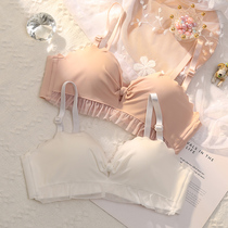 Underwear Womens Small breasts gather thin summer girls chest non-slip strapless bra set on collection of auxiliary breasts