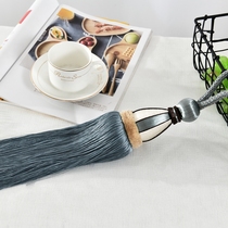 New curtain strap buckle A pair of simple high-grade tied rope hanging ball tie tie tie with atmosphere living room bedroom light luxury handmade